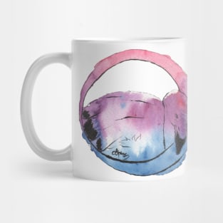 Genderfluid Watercolour Flamingo | Pride Birds Mug